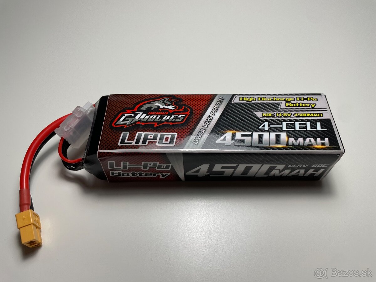 Akumulátor LiPo 4S 4500mAh 60C 14,8V