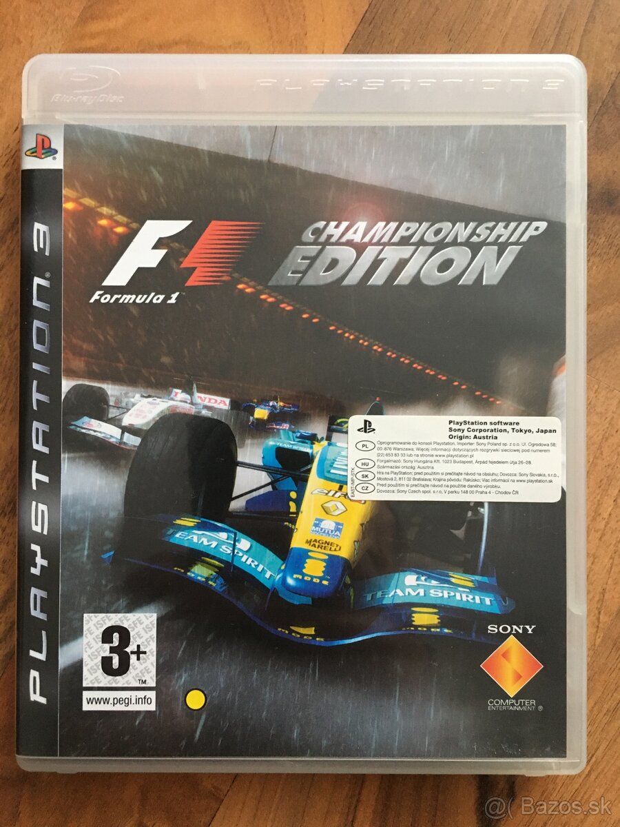 Predám hru F1 Formula (Playstation 3)