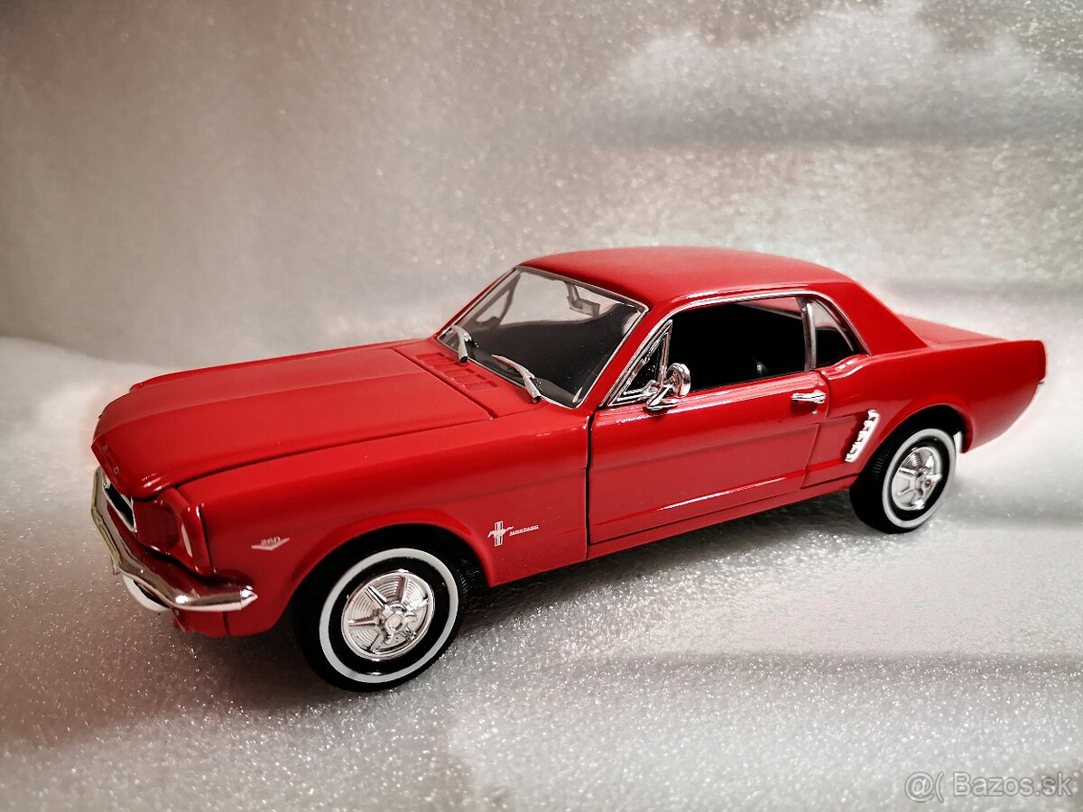 Predám kovový model Ford Mustang Coupe 1964, 1:24