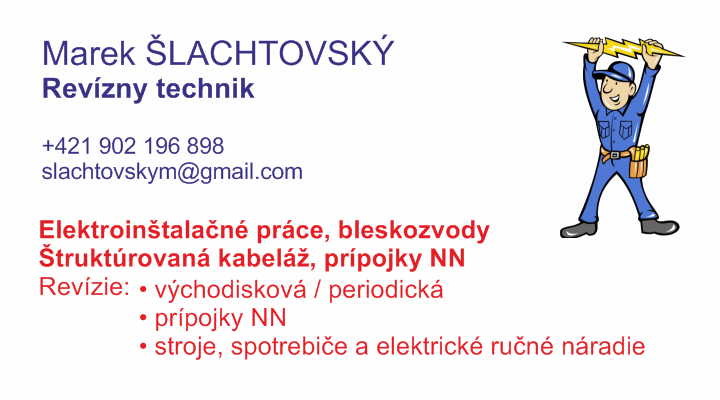 Revízny technik-elektrikár