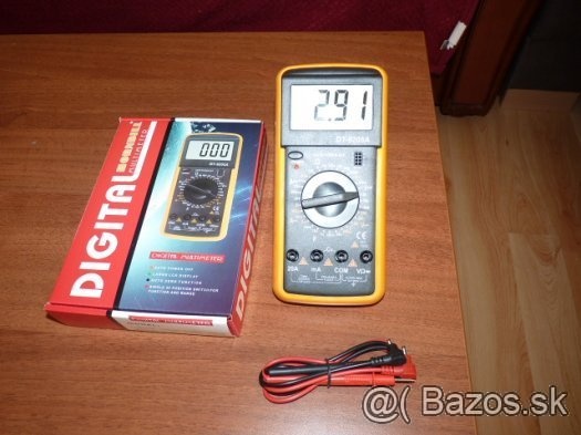 Predam novy digitalny MULTIMETER DT-9205A