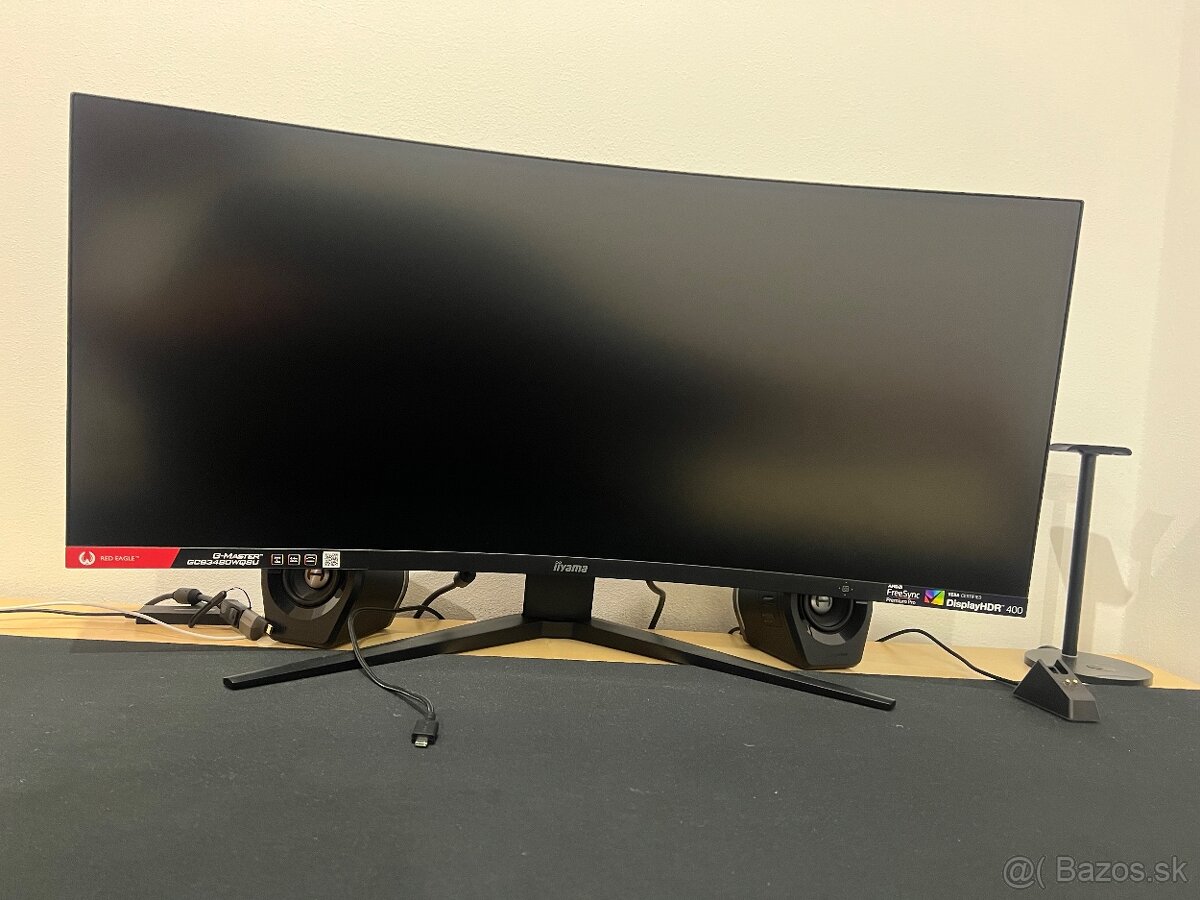 Herný monitor 34” zakrivený IIYAMA