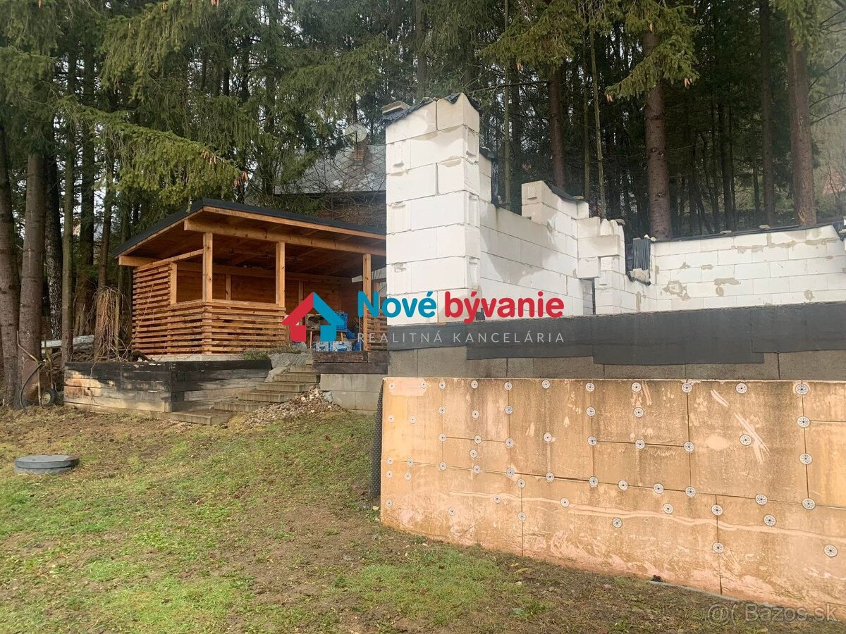 Predaj, Rozostavaná Chata, 75m2, pozemok 375m2, Svederník - 