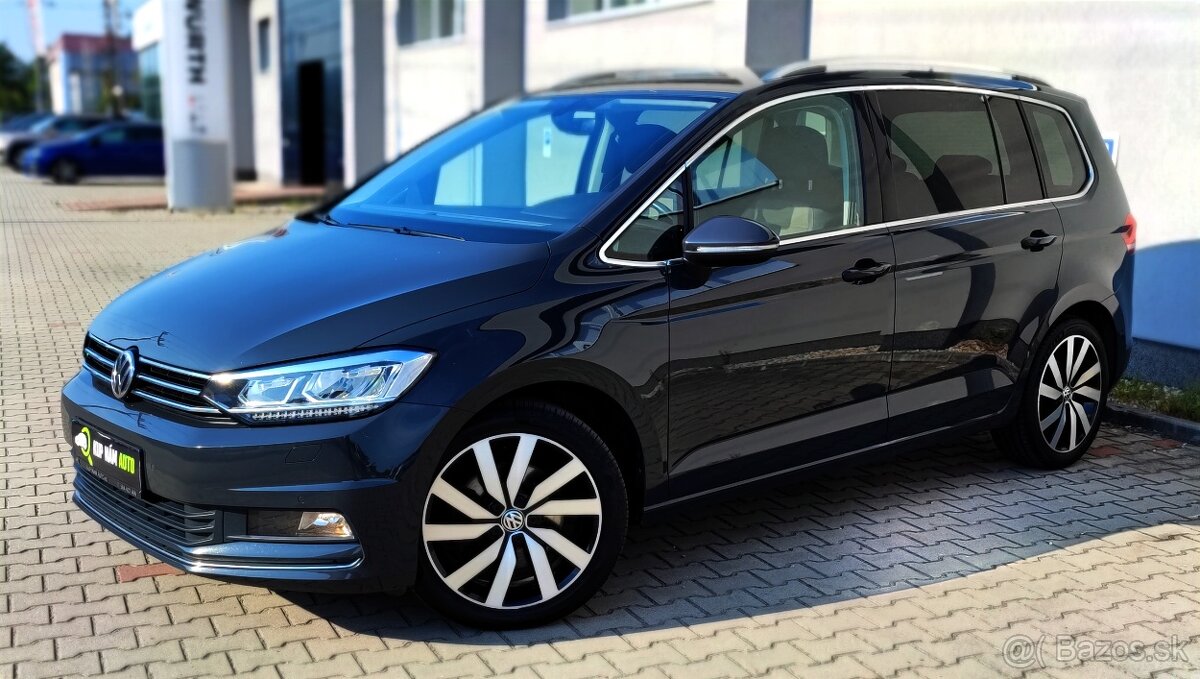 VW TOURAN 2.0 TDI 110KW DSG,2019,HIGHLINE,TAŽNE,LED,1.M,DPH