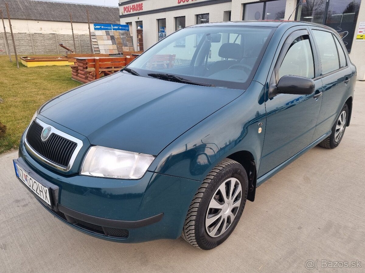 SKODA FABIA 1.4 MPi  ROK-2000 NAJ-107000 KM...