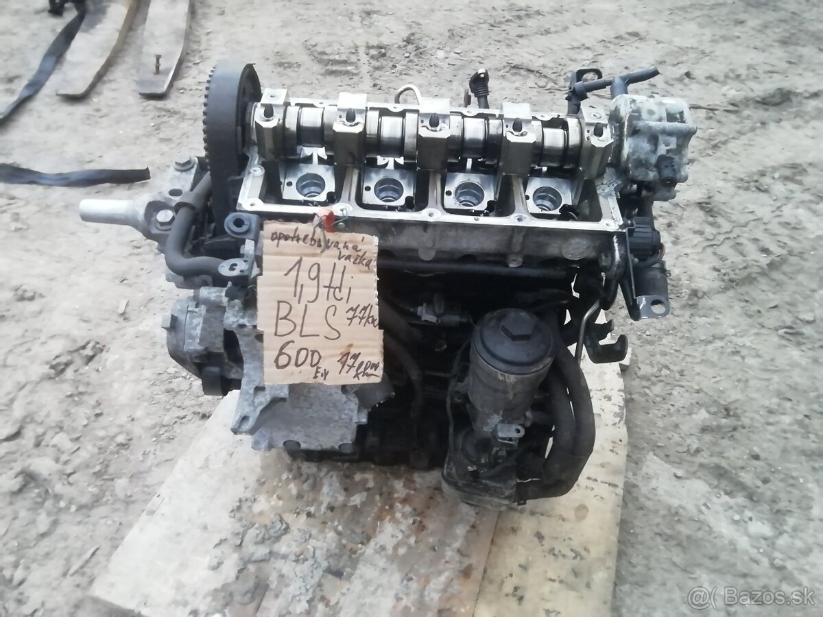 Motor 1,9 tdi 77kw BLS volkswagen group