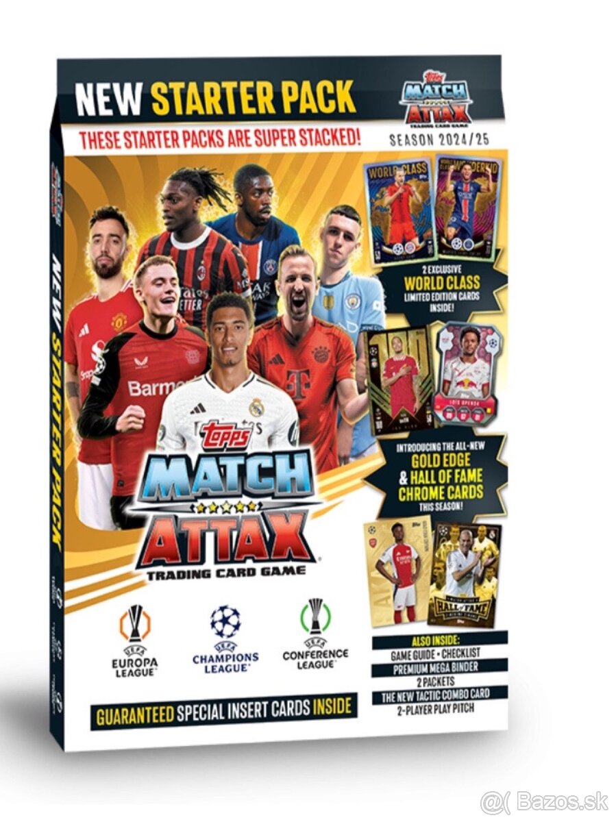 Futbalové kartičky Match Attax 2024/2025