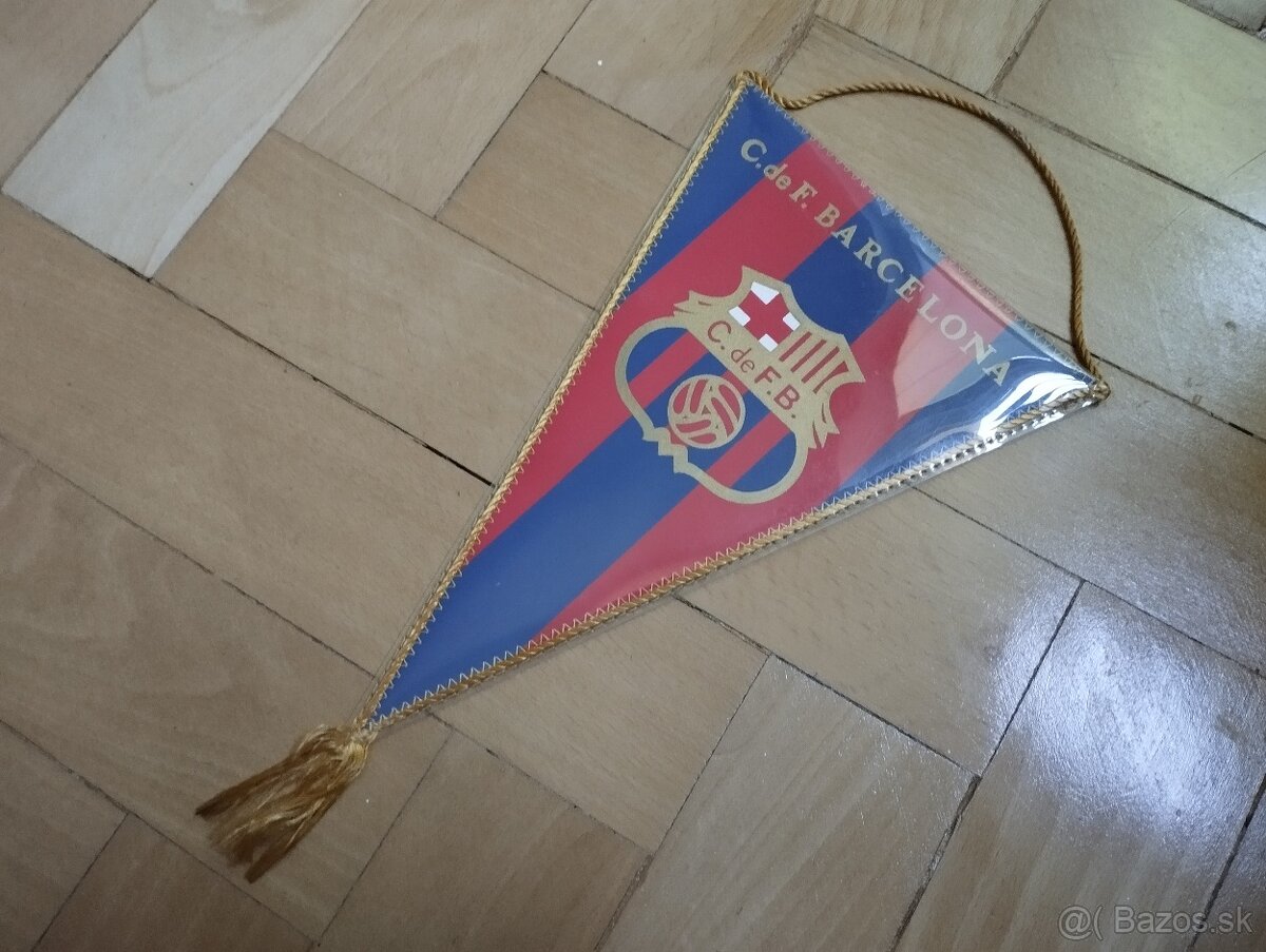 Retro vlajočka FC Barcelona