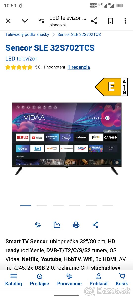 Smart tv nový v krabici.