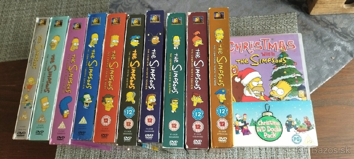 Dvd serie 1-10 the Simpsons