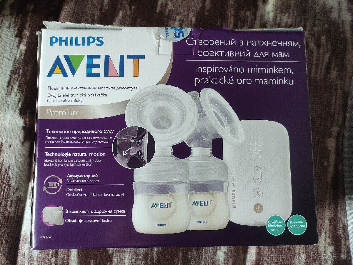 Philips Avent odsávačka mlieka DUO (model: SCF398)