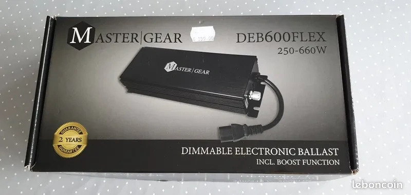 elektronický predradník značky Majster Gear 600watt