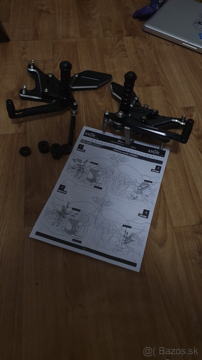 Kawasaki z900rs nastavitelne prepakovanie rearsets