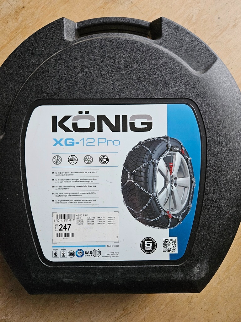 Predám snehové reťaze Thule König XG-12 PRO 247