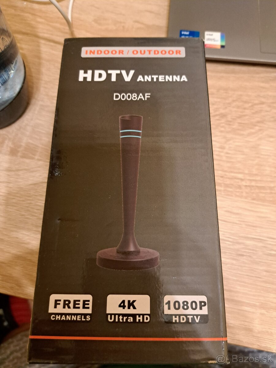 Digitálna TV anténa HDTV D008AF 1080P, 4K Ultra HD