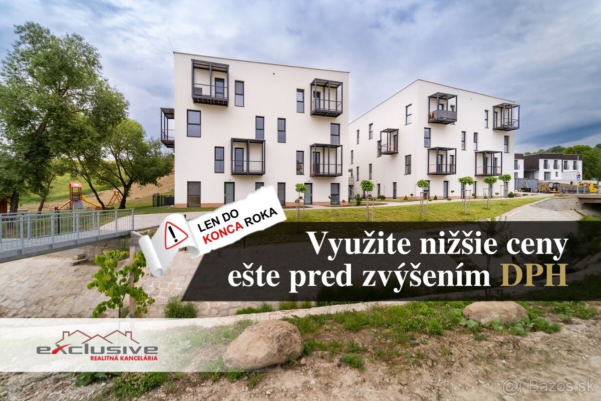 3 IZBOVÝ BYT– TRNKOV,89 M²,PARKOVACIE MIESTO - NOVOSTAVBA