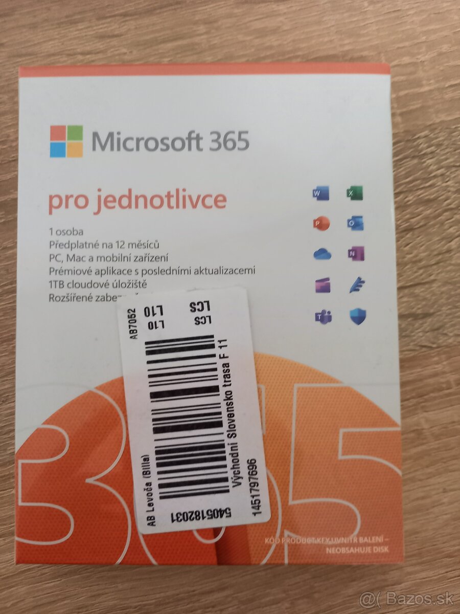 Microsoft 365 balík pre jednotlivca