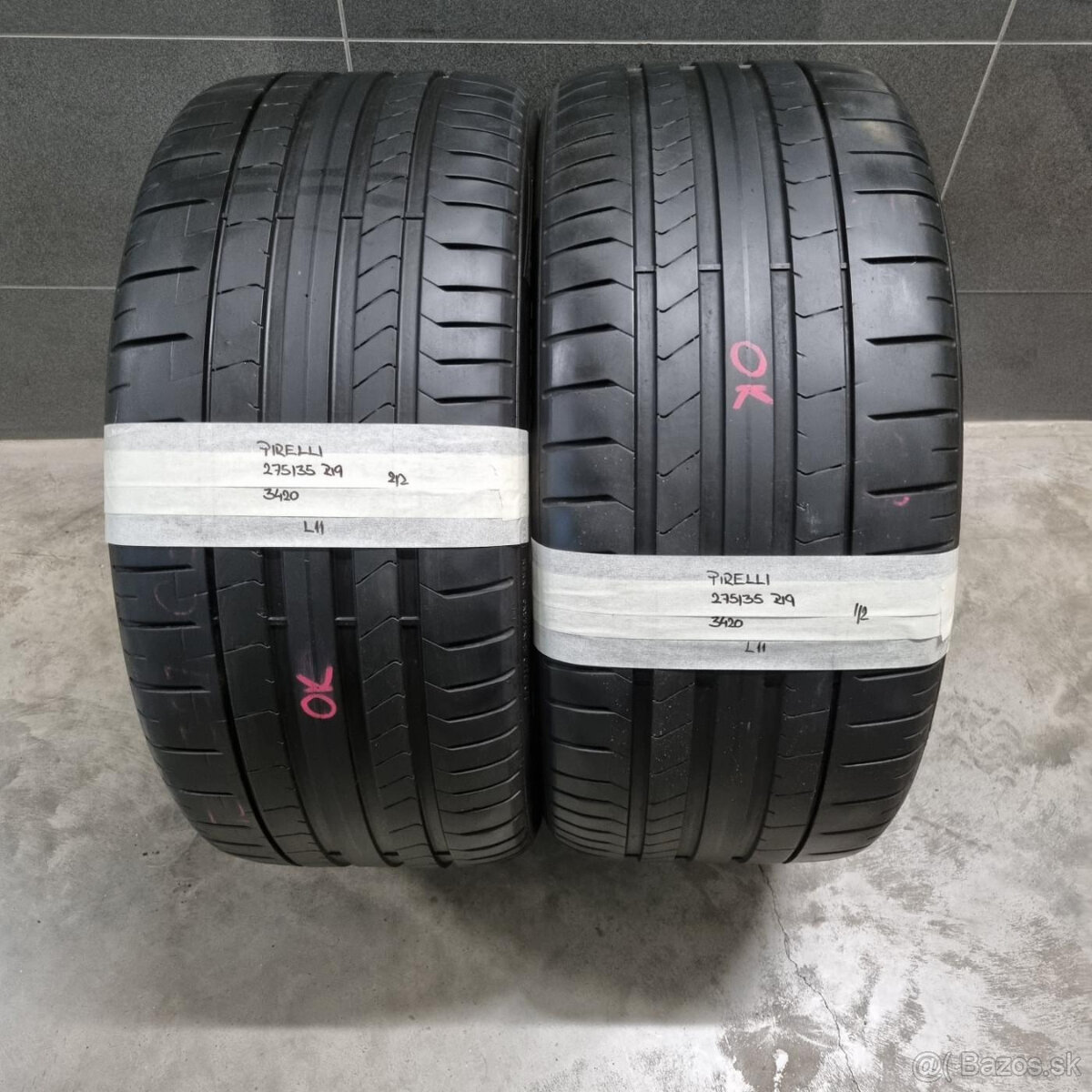 Letné pneumatiky 275/35 R19 PIRELLI DOT3420