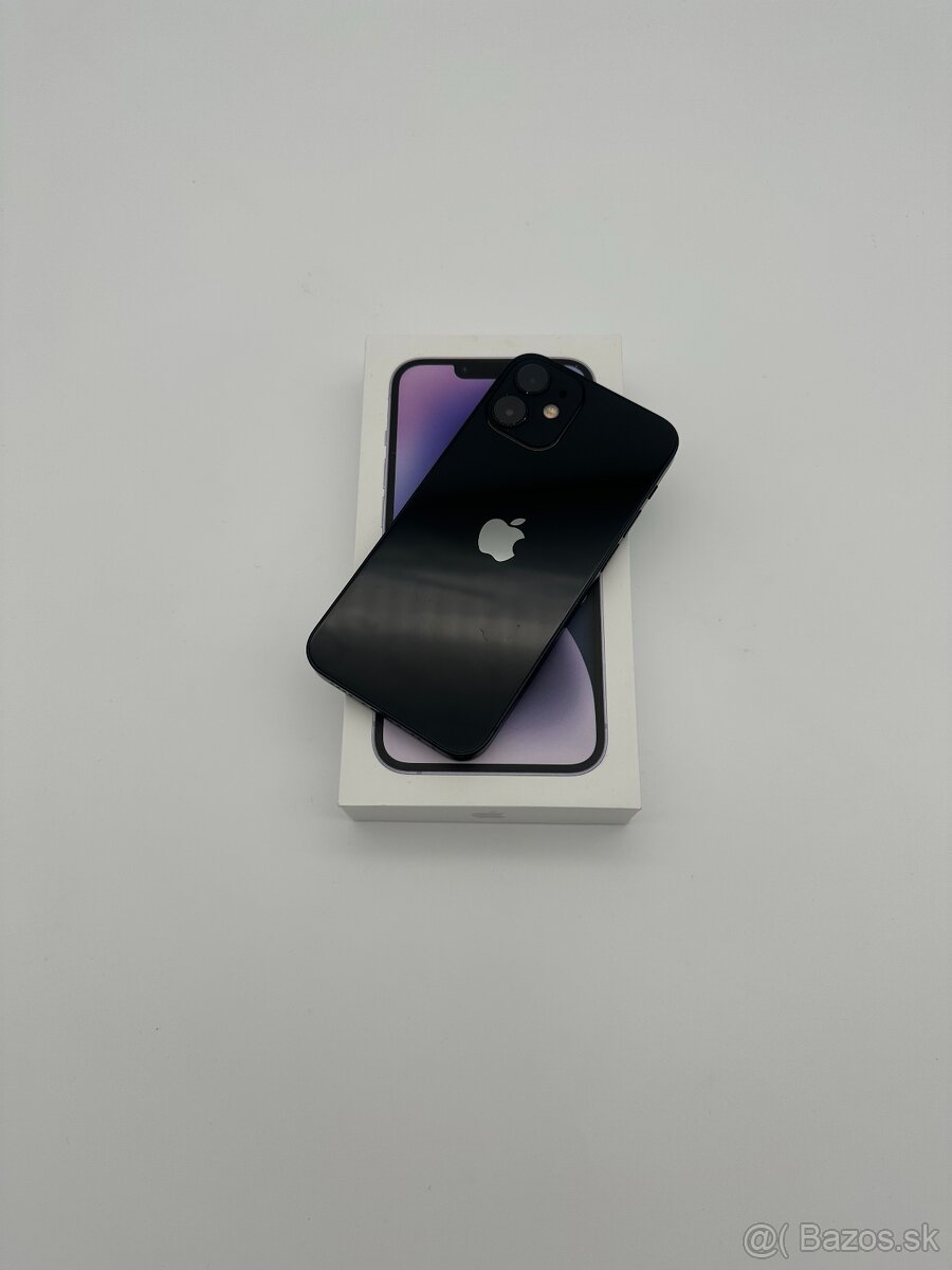 iPhone 12 Mini 128GB Black (100% Batéria) + DARČEK