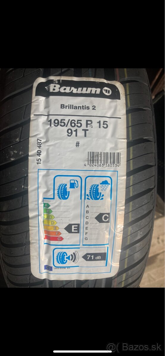 Pneumatiky barum 195/65 r15 91T