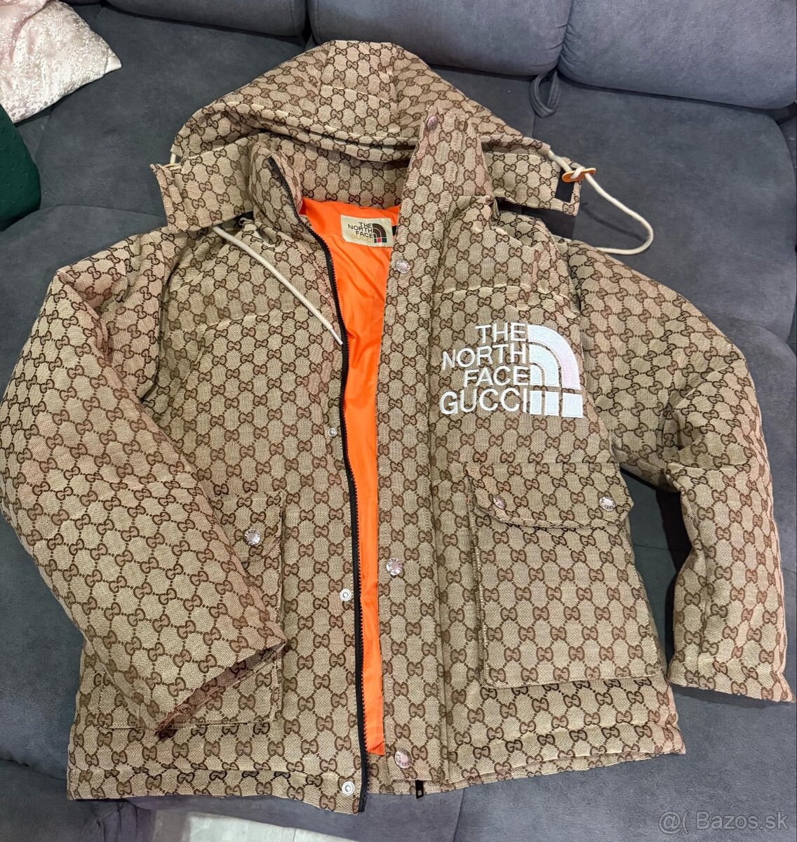 Zimná bunda The North Face x Gucci