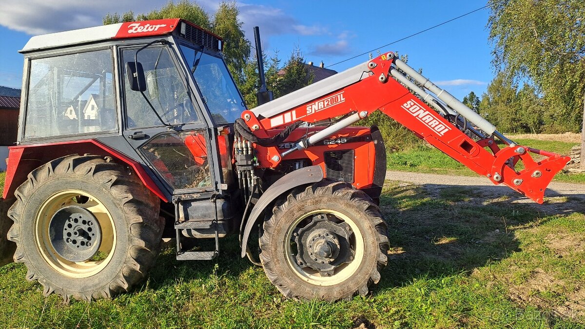 Zetor 6245 a  čelny nakladač