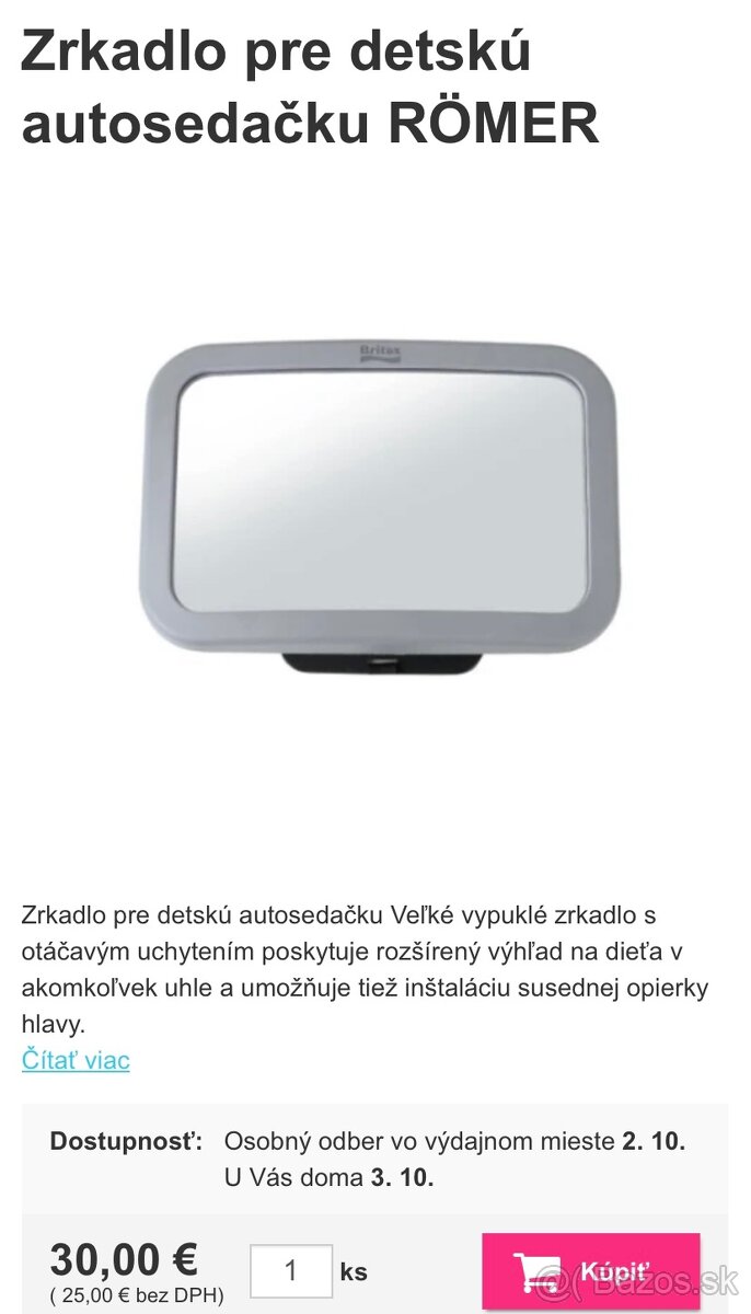 Zrkadlo BRITAX