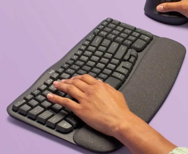 Logitech Wave Keyboard – klávesnica Francúzska AZERTY