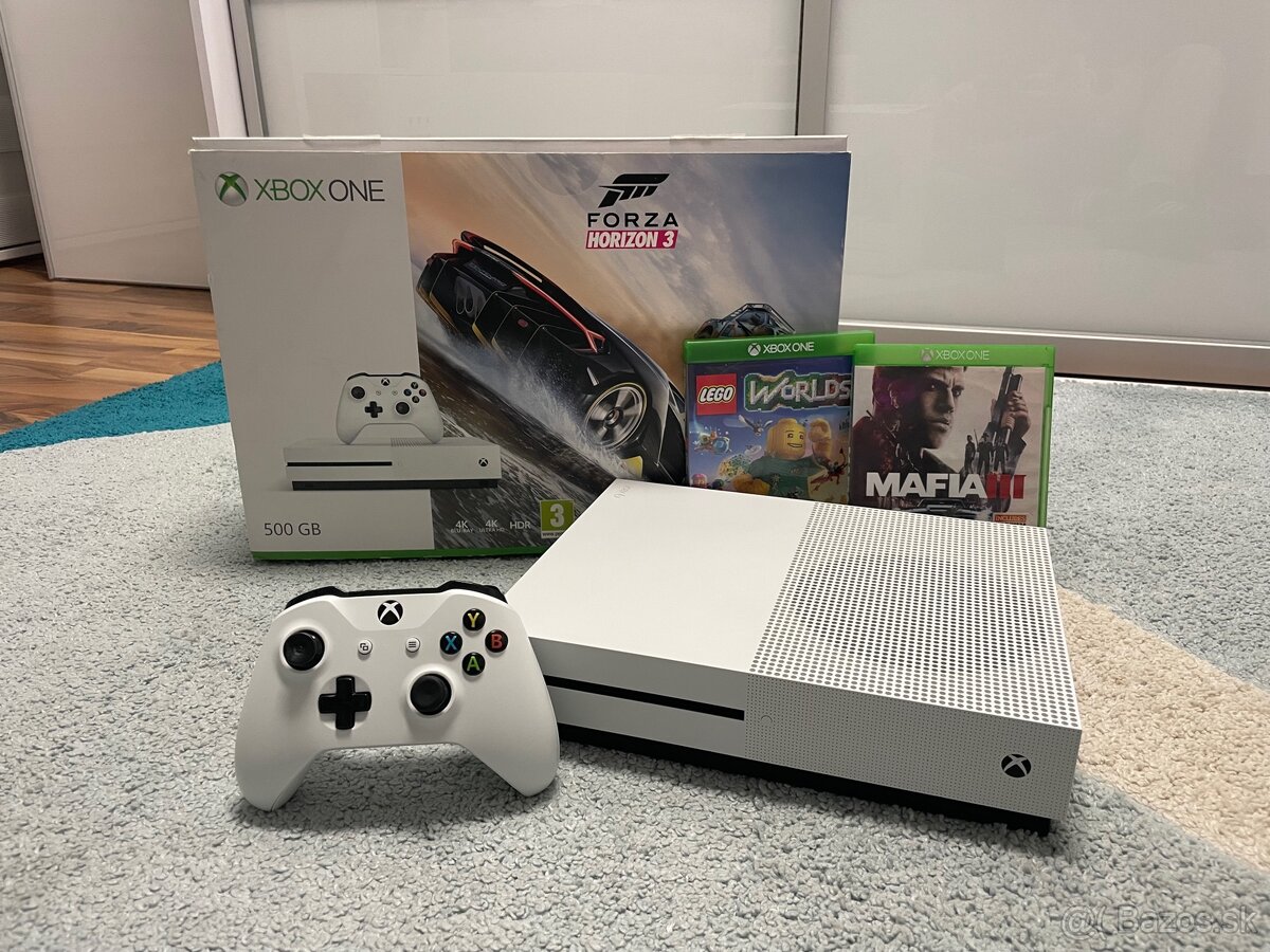 XBOX ONE S v ORIGINÁL KRABICI+ HRY‼️AKO NOVÉ‼️