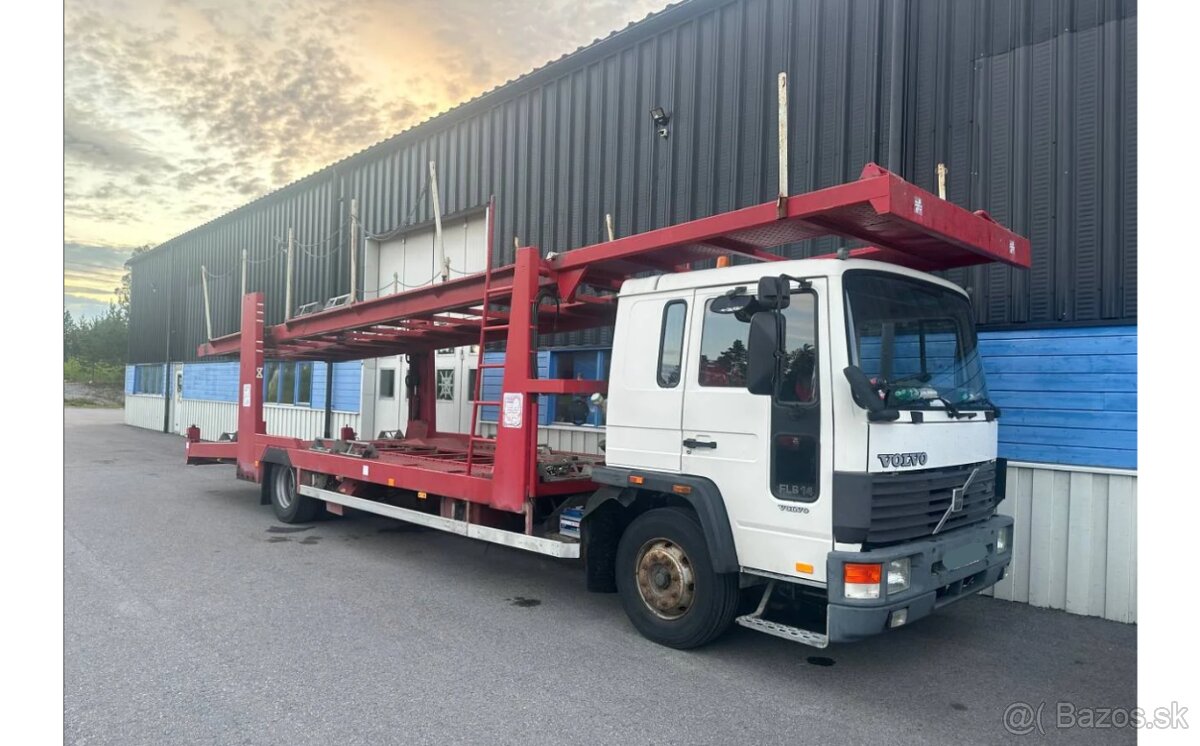 Volvo FL6 4x2 Preprava áut 5 áut rv:1994