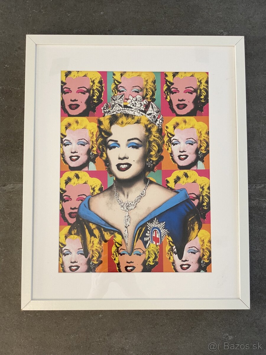 Pop Art grafika Marilyn Monroe