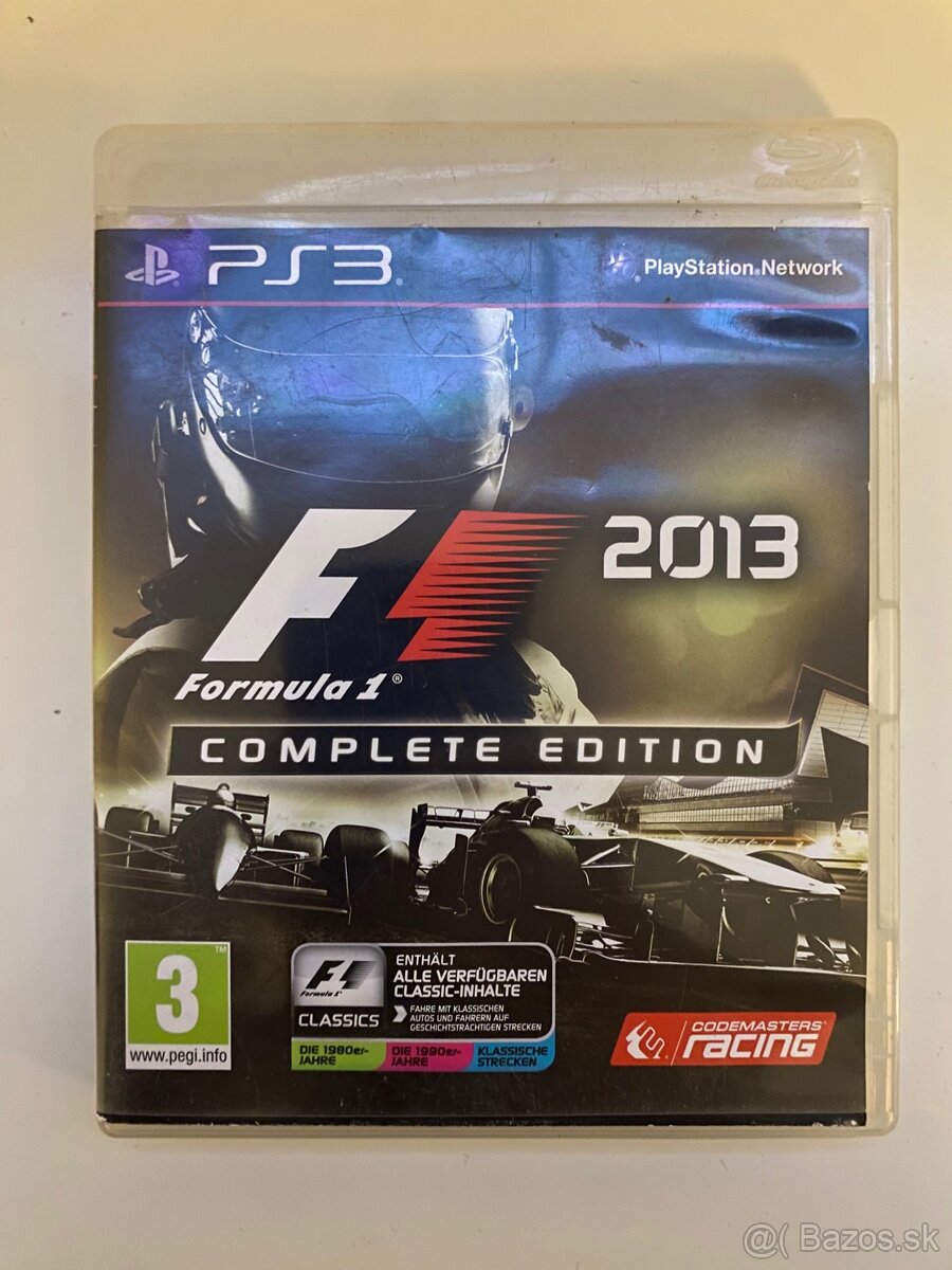 F1 Formula 2013 Complete Edition Playstation 3