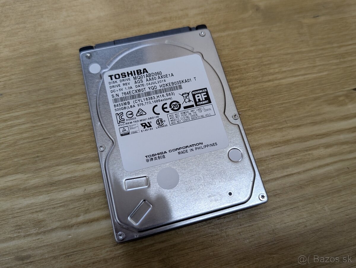 2.5 HDD Toshiba 500GB (MQ01ABD050)