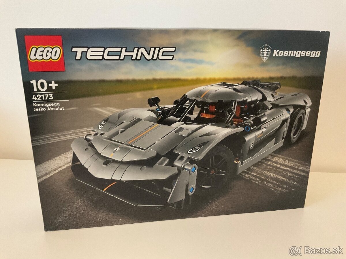 LEGO® Technic 42173 Sivé hyperauto Koenigsegg Jesko Absolut