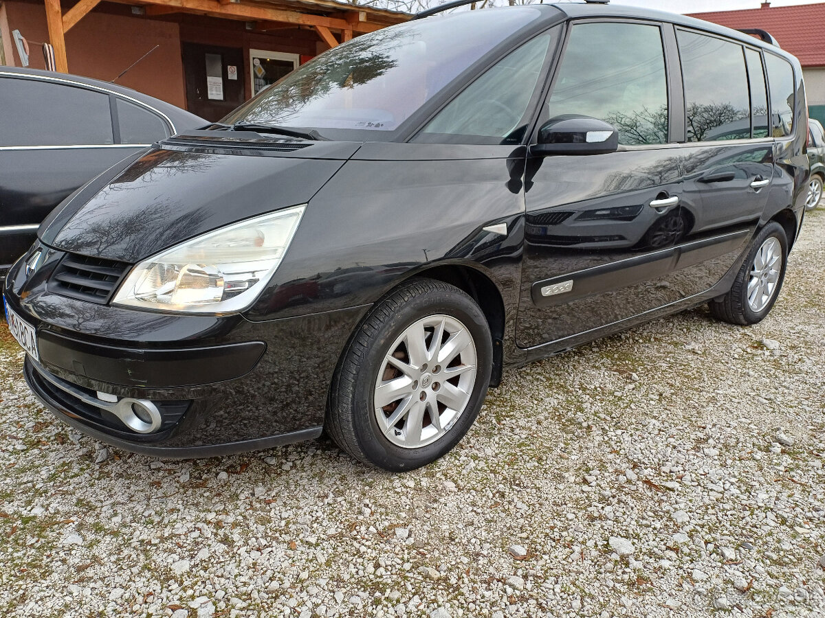 renault espace 2,0d,110kw,r.v.2009,7miest,navi,klíma,6kvalt