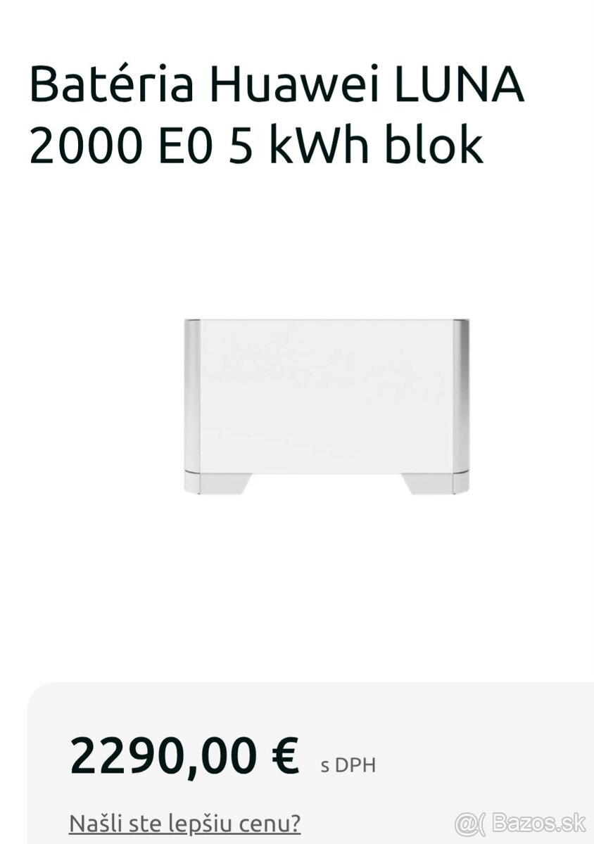 SOLARNA BATERIA HUAWEI LUNA 2000 5kW