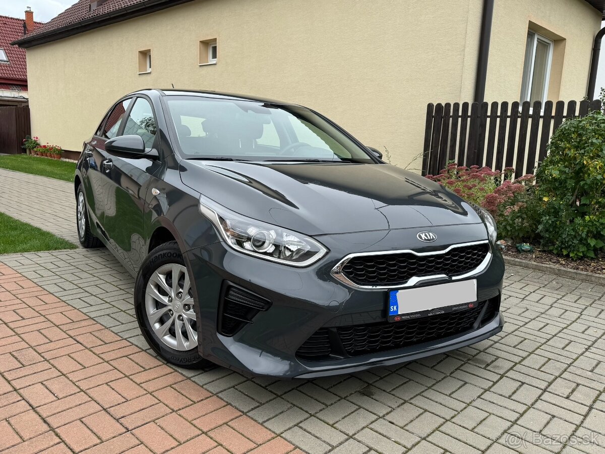 Kia Cee’d 1,4 73kw, 2019, 44 000km, Kúpené na SR, 1.MAJITEĽ