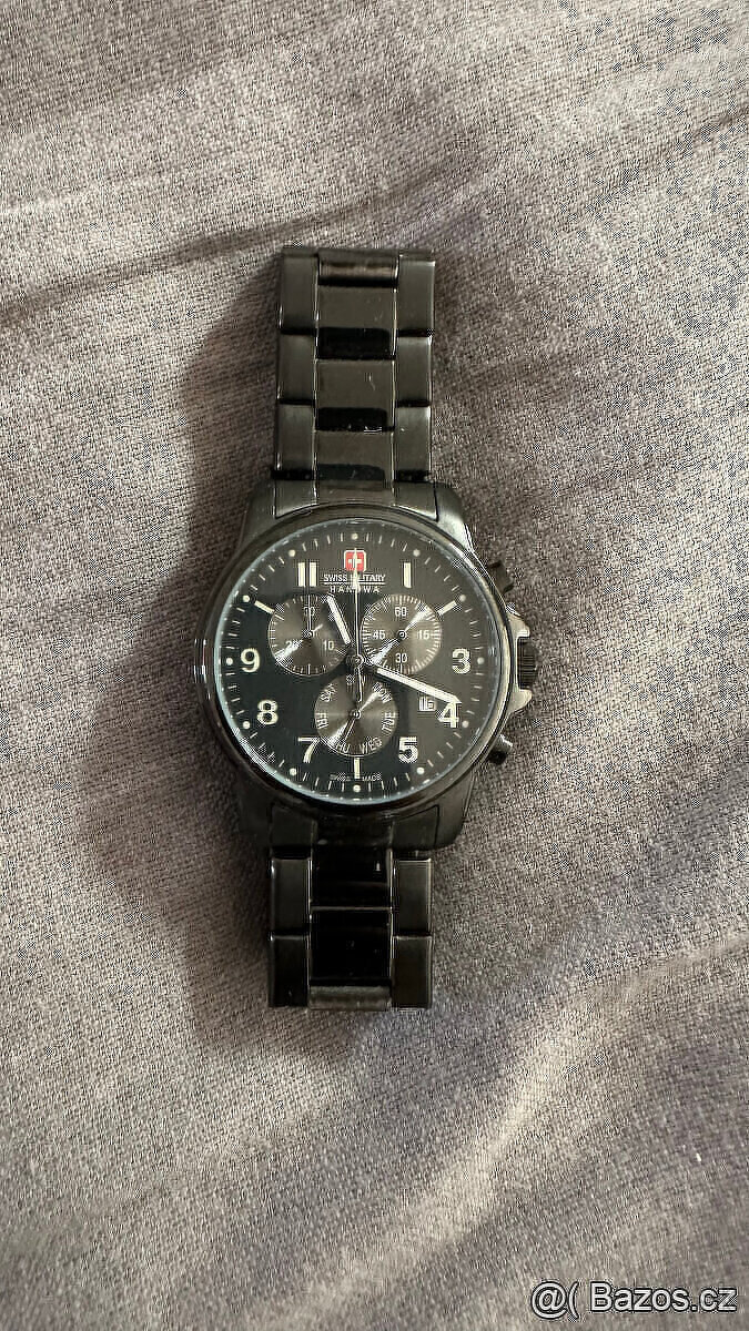 Prodám krásné hodiny Swis Military Chronograph. Jak nové, má