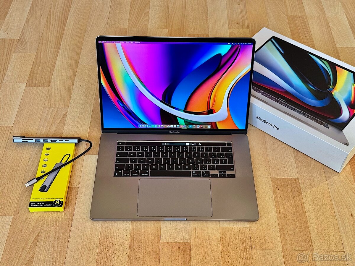 ZÁRUKA-MacBook Pro 16", 2.6GHz i7/16GB/512GB, TOP STAV