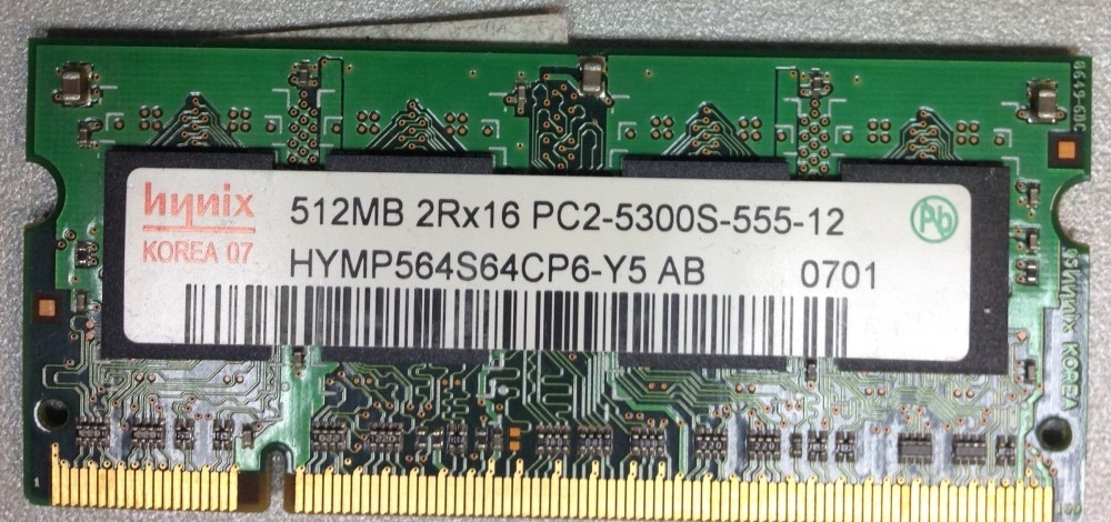 SODIMM DDR2 - 512MB