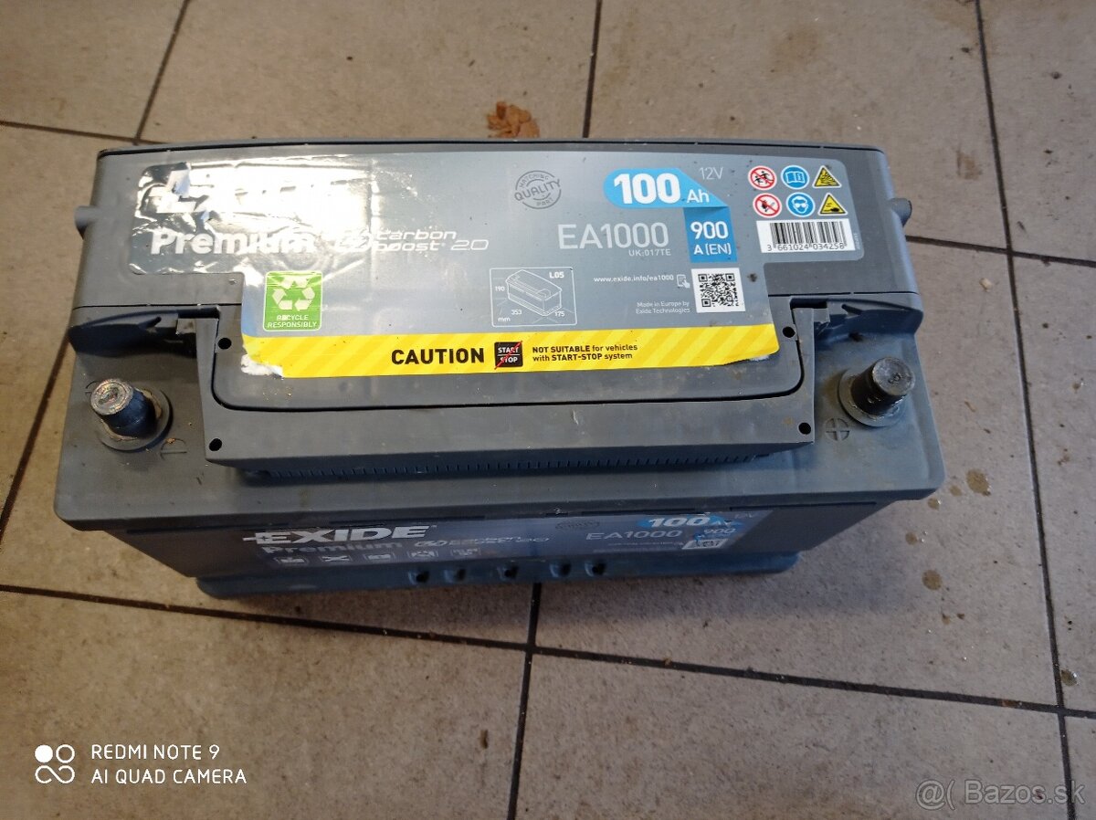 Autobateria exide 12V 100Ah