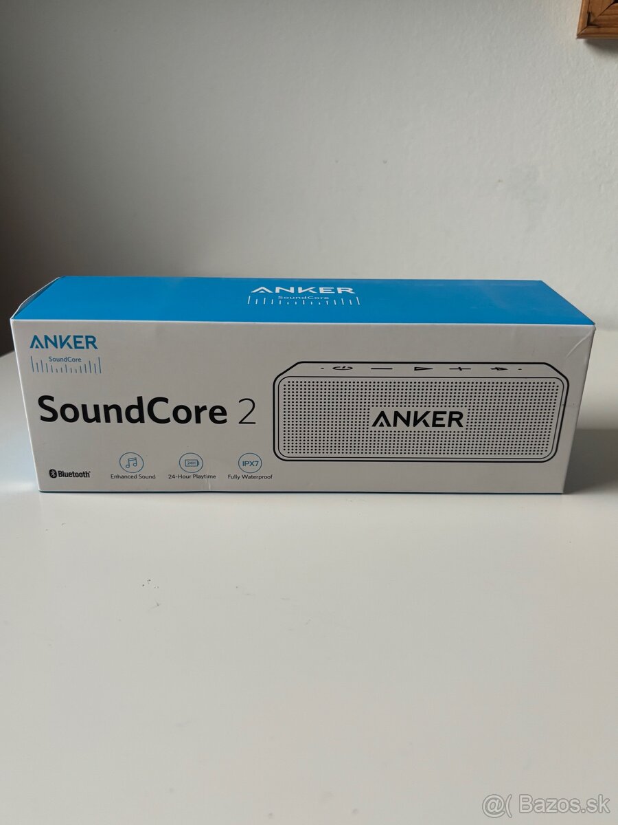 Anker Soundcore 2, bluetooth reproduktor nový nerozbalený