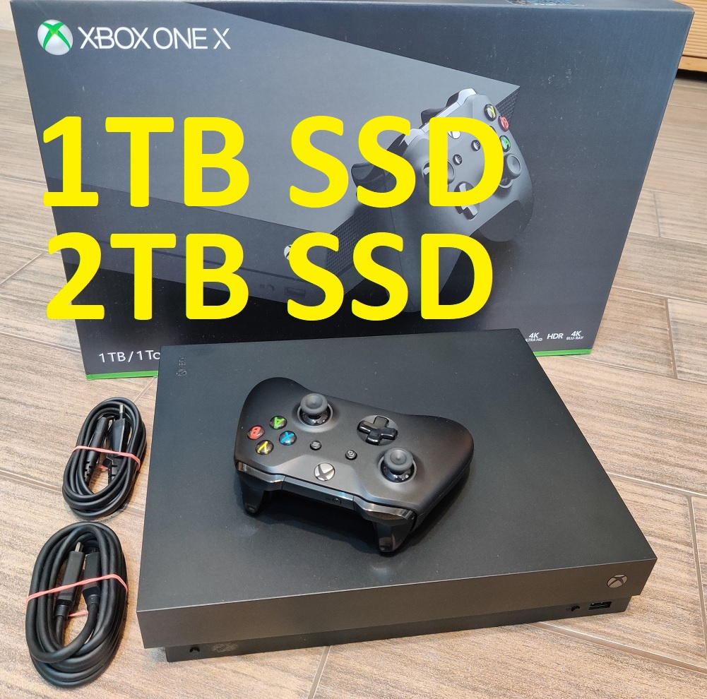 SSD - XBOX ONE X 1TB / 2TB SSD - 4K HDR