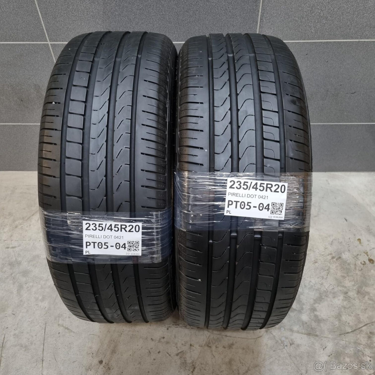 Letné pneumatiky 235/45 R20 PIRELLI DOT0421