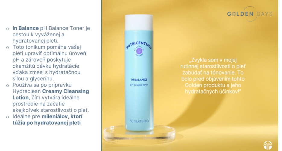 NuSkin In Balance PH Balance Toner, zlava -45%