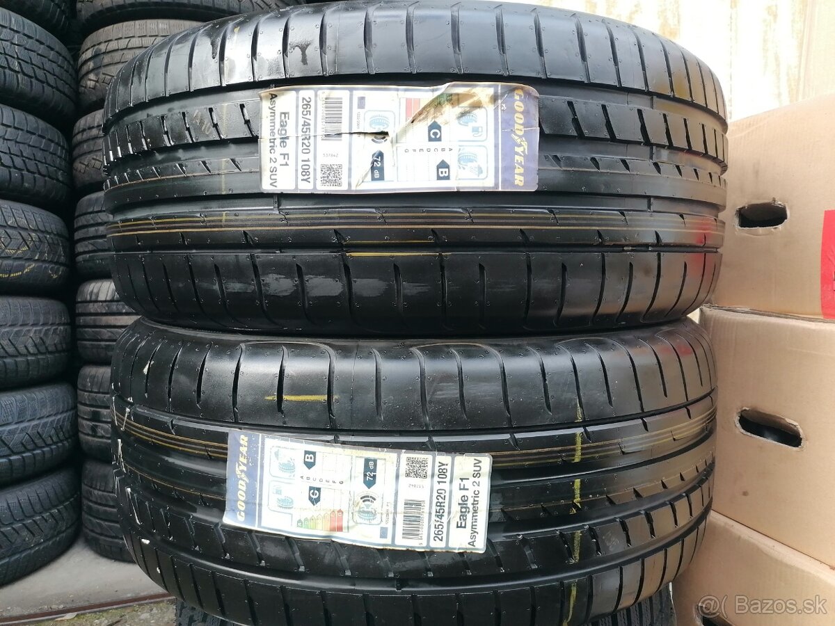 Letné pneu = 265/45 R20 = GOODYEAR = 2ks