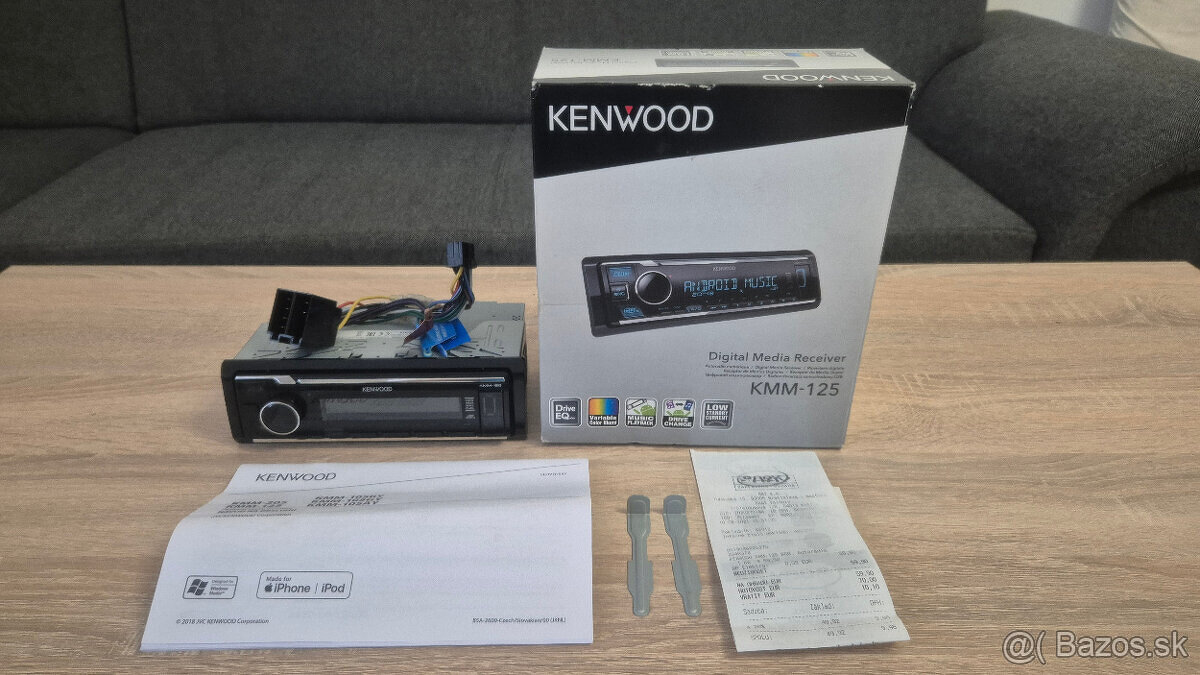 Autorádio Kenwood USB