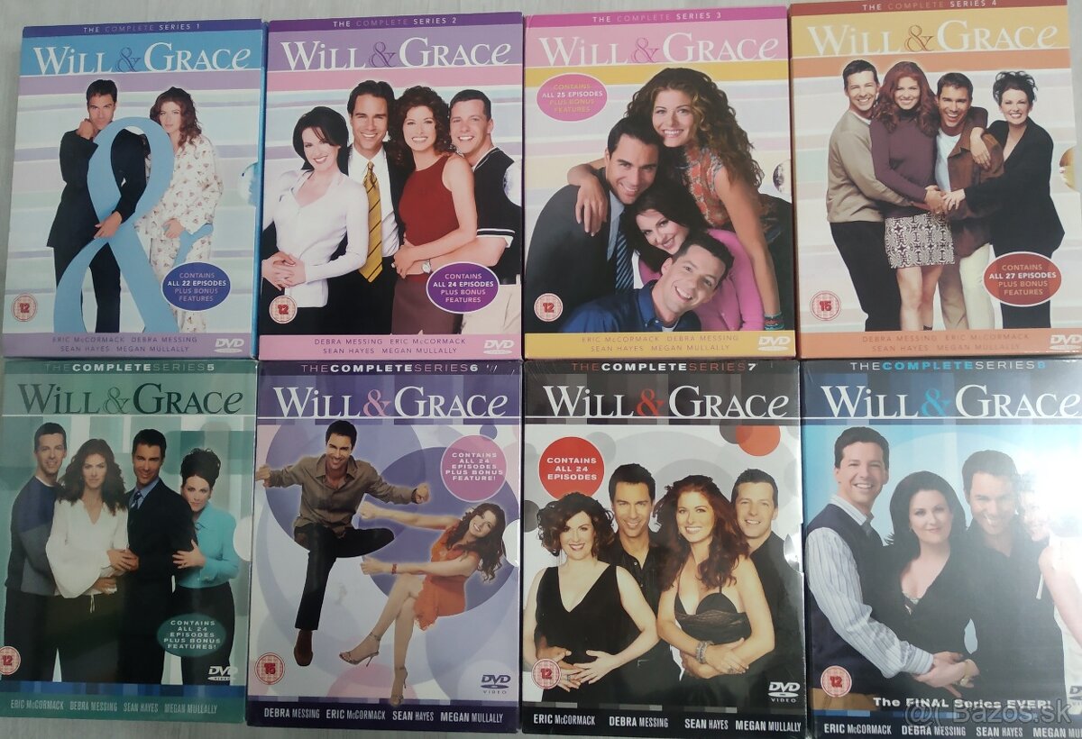 Will & Grace na DVD v anglickom jazyku