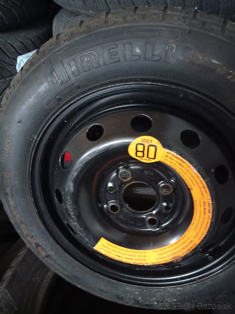 Predám na Fiat Punto rezervu 135/80r14