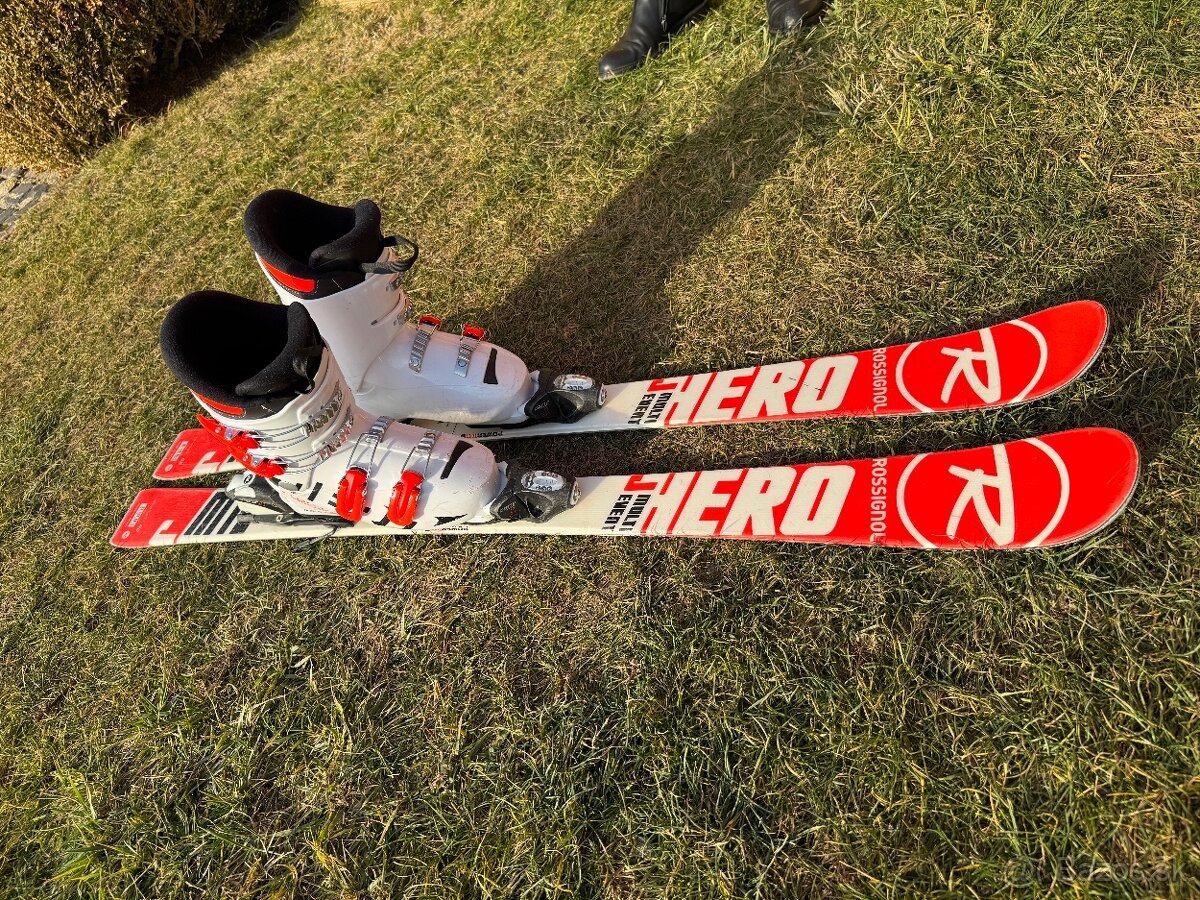 Rossignol Hero 120+lyziarky a prilbu